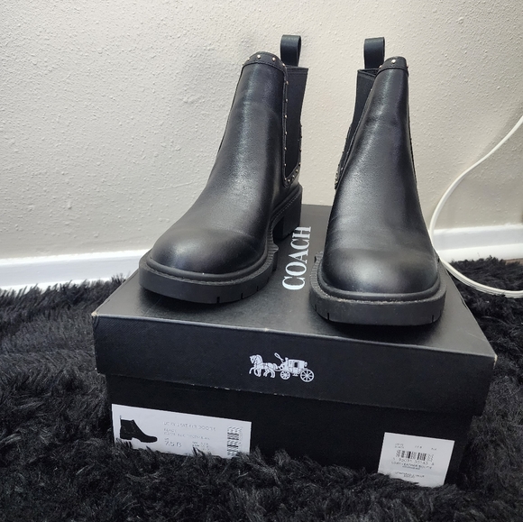 Coach Lory Leather Bootie - Picture 6 of 6